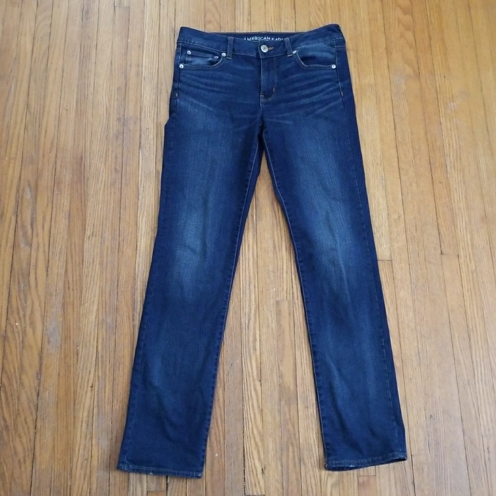 10 Long American Eagle Straight Jeans